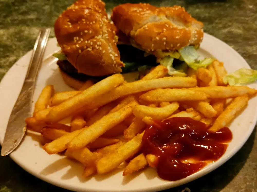 Half Pound Ground Burger with French Fries